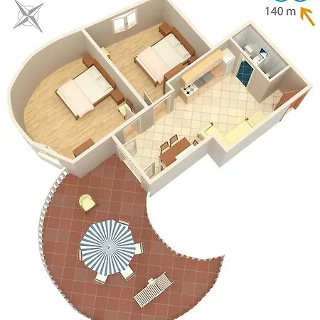 Apartment By The Sea Jezera, Murter - 5120