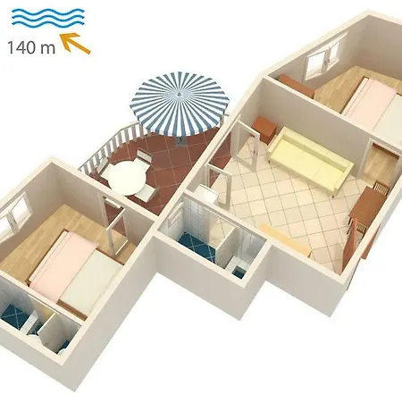 By The Sea Jezera, Murter - 5120 Apartment Jezera